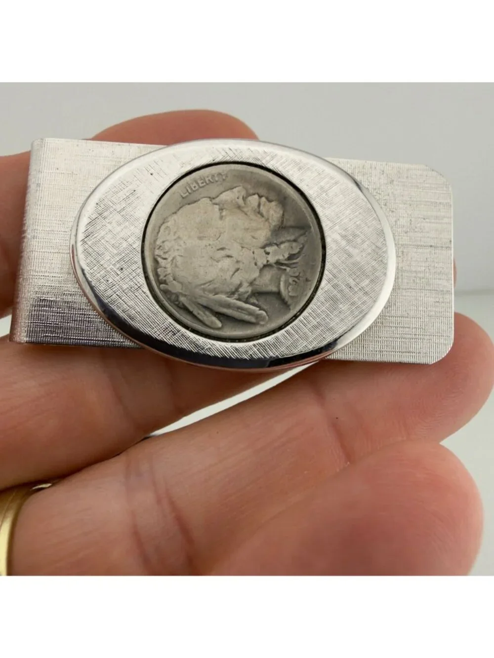 Authentic 1929 US Indian Head Penny Money Clip by C.D. Foster